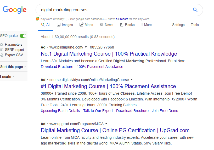 Search engine marketing PPC